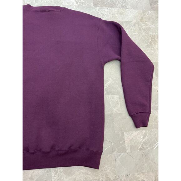 Vintage Olympic Sweatshirt Mens Purple JC Penney USA Embroidered Size Medium - Picture 10 of 10